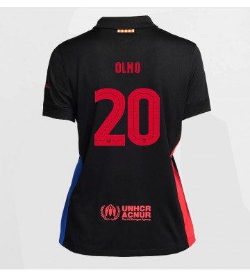 Barcelona Dani Olmo #20 Segunda Equipación Mujer 2024-25 Manga Corta